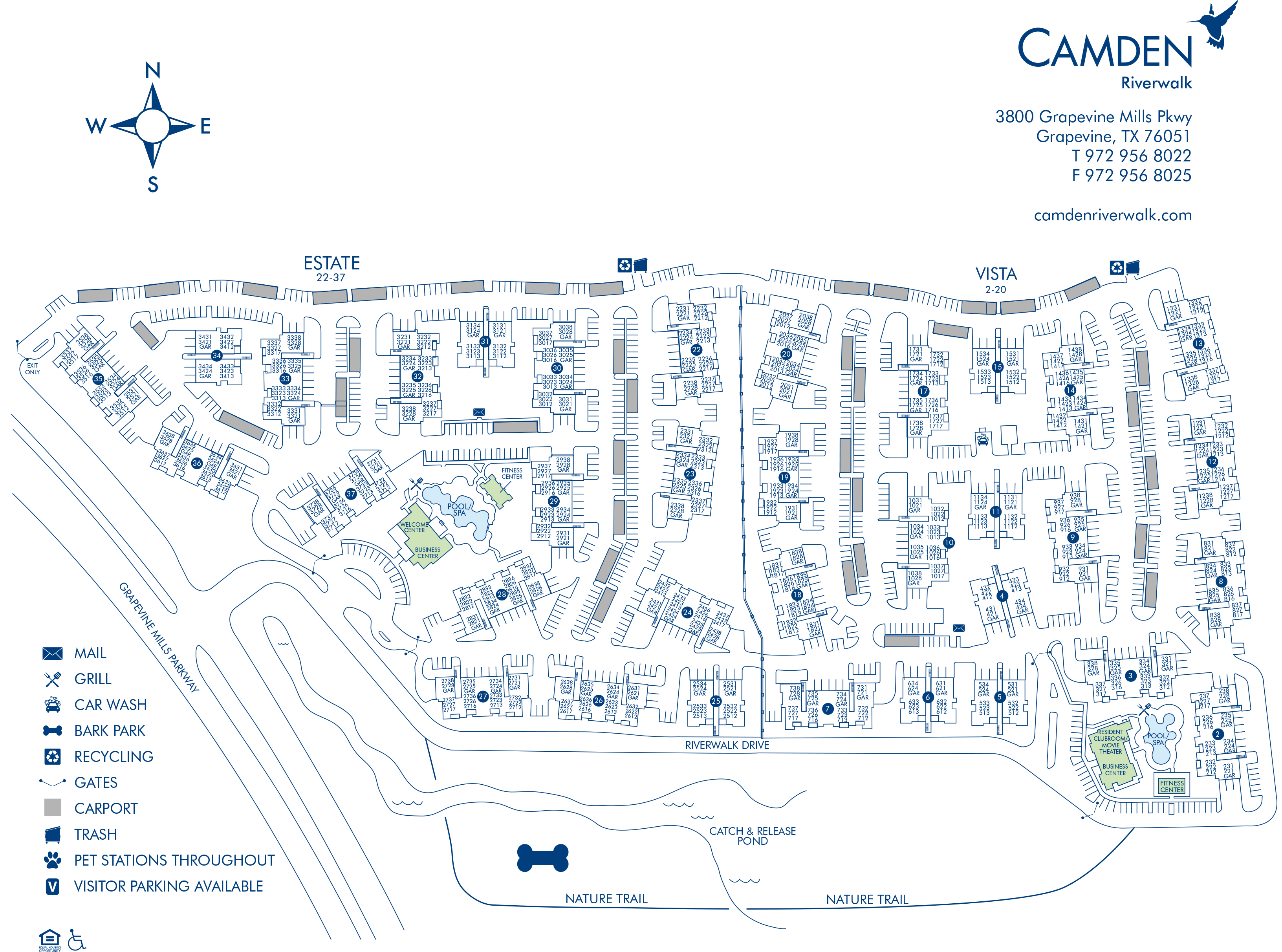 Grapevine Mall Map
