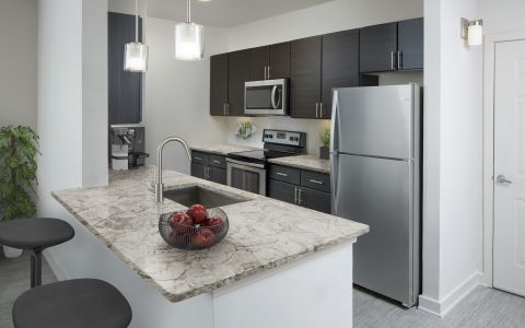 New Modern Kitchen at Camden Brookwood in Atlanta Georgia