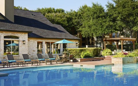 Swimming Pool at Camden Huntingdon Apartments in Austin, TX