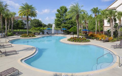 Pool at Camden Lago Vista in Orlando Florida