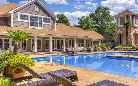 Swimming Pool at Camden Sedgebrook Apartments in Huntersville, NC