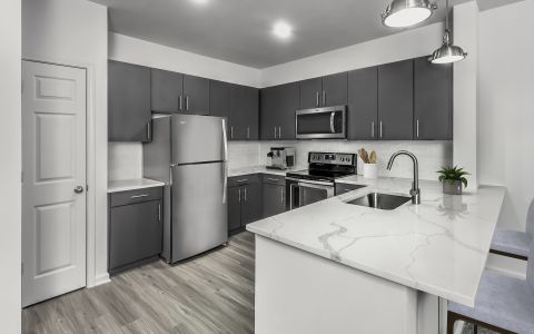 Kitchen at Camden Vantage Apartments in Atlanta, Georgia