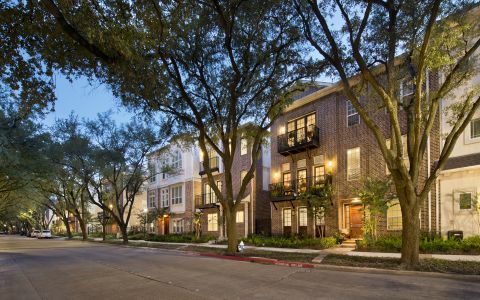 Townhomes Exterior at Camden Highland Village in Houston, TX
