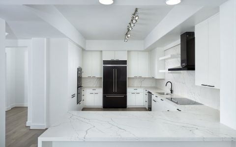Camden Post Oak apartments Houston, TX high rise penthouse kitchen