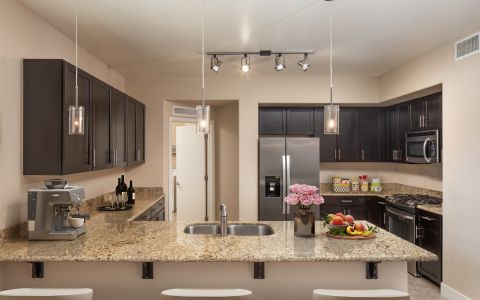 Penthouse Kitchen at Camden Sotelo Apartments in Tempe, Arizona
