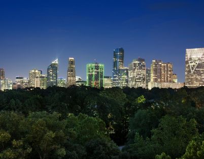 Buckhead Apartments in Atlanta, Georgia skyline view