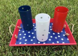 Easy DIY 4th of July Patriotic Candle Holders