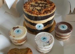 Cakes and cup cakes for Fathers Day! Where's the Cake? Fluff Bake Bar in Houston, TX!