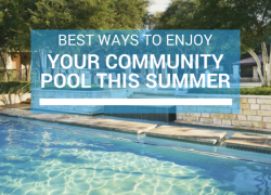 Camden Stoneleigh spa-style pool in Austin, TX apartments, Austin apartment, apartment pool, pool party, pool etiquette