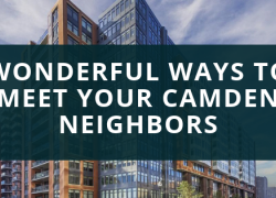 Wonderful Ways to Meet your Camden Neighbors