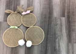 Easy DIY Cute Burlap Bunny
