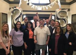 Camden Celebrates Big Jim 25 Year Resident Anniversary at Camden Cimarron Camden Family with Big Jim for his 25 Year Resident Anniversary Party at Camden Cimarron Apartments in Dallas, TX