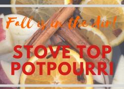 Easy Fall Stove Top Potpourri for your Home! Easy Fall Stove Top Potpourri for your Home!