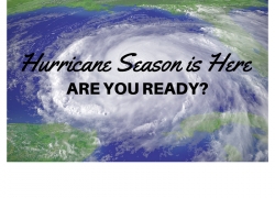 Make sure you are ready by following these great tips! Hurricane Season is here! Are you ready?