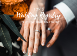 Top 5 Wedding Registry Items for your apartment Wedding registry items
