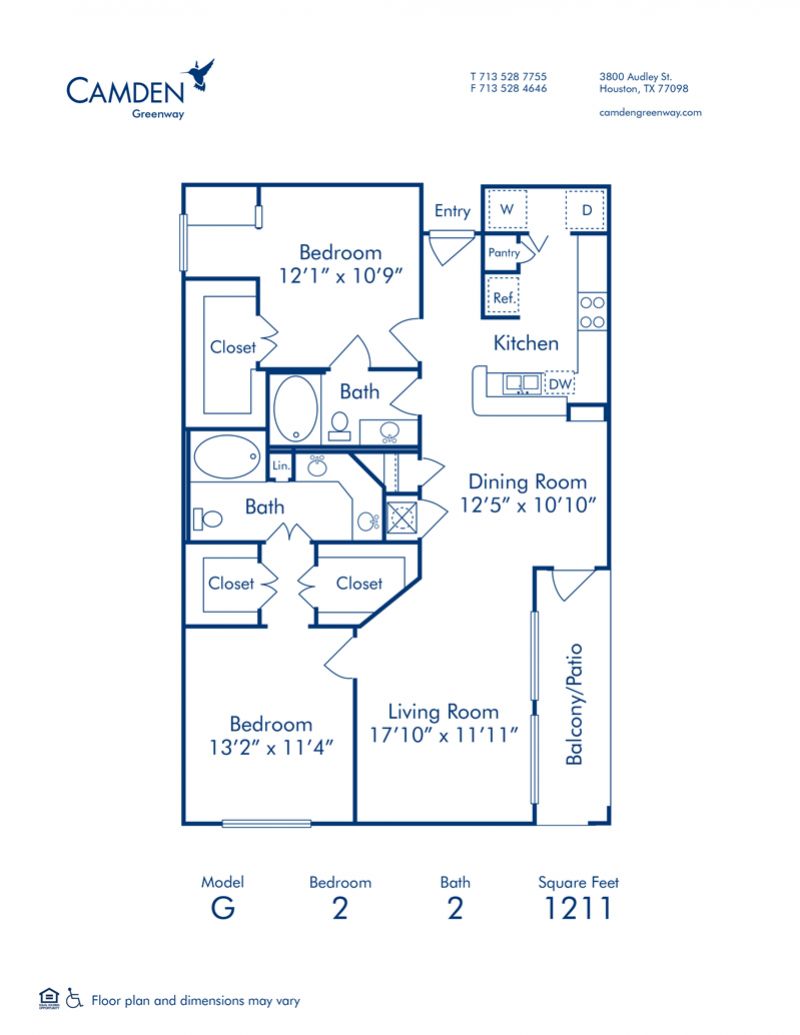 1 2 Bedroom Apartments In Houston Tx Camden Greenway