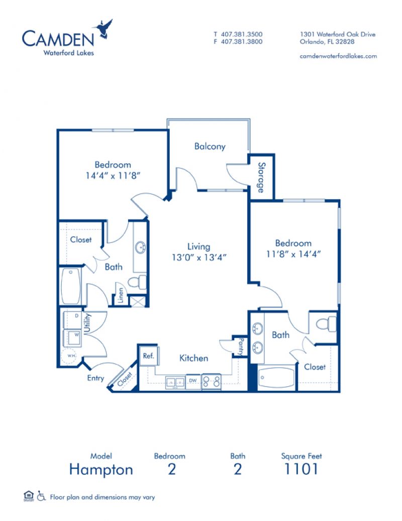 1, 2 & 3 Bedroom Apartments in Orlando, FL - Camden Waterford Lakes