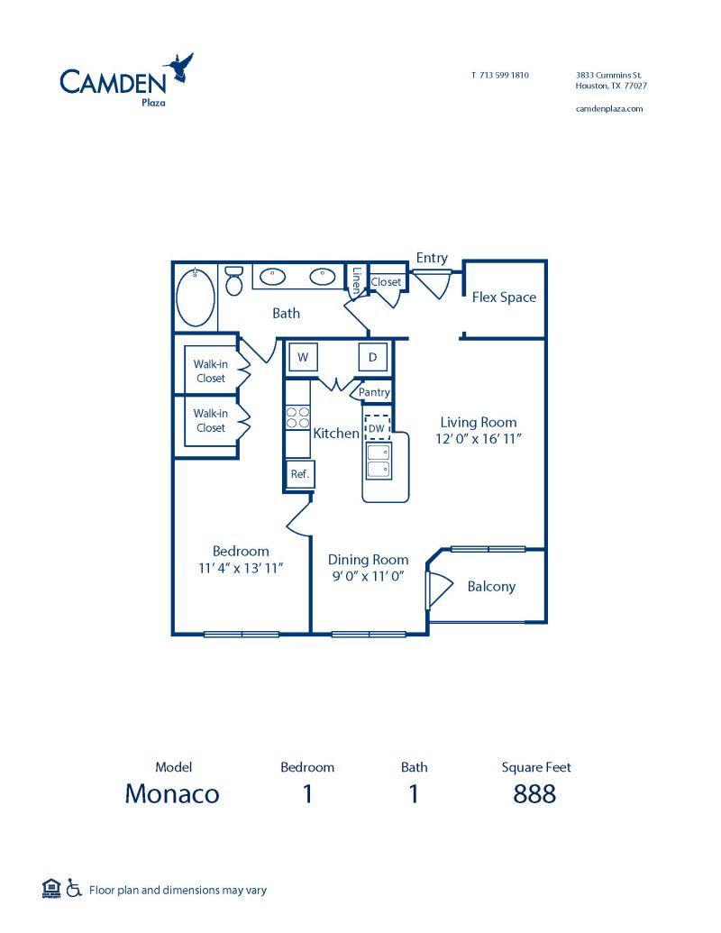 Studio 1 2 Bedroom Apartments In Houston Tx Camden Plaza