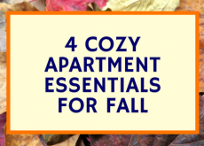 Four Cozy Apartment Essentials For Fall Four Easy Ways to Make Your Apartment Cozy For Fall