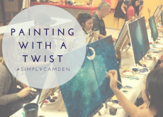 Painting with a twist: Date night! painting with a twist, date night ideas, what to do, austin