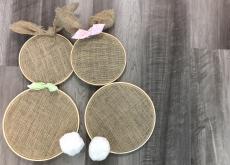 Easy DIY Cute Burlap Bunny