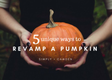 5 Unique Ways to Revamp a Pumpkin 5 Unique Ways to Revamp a Pumpkin