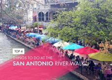 Restaurants off the San Antonio River Walk. Top 4 things to do at the San Antonio River Walk in Texas.