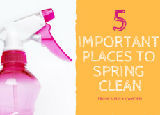5 Important Places to Spring Clean 5 Important Places to Spring Clean