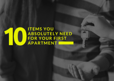10 Items You Absolutely Need for Your First Apartment