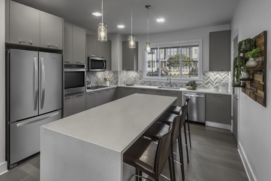 Kitchen at Camden Grandview Townhomes in Charlotte, NC