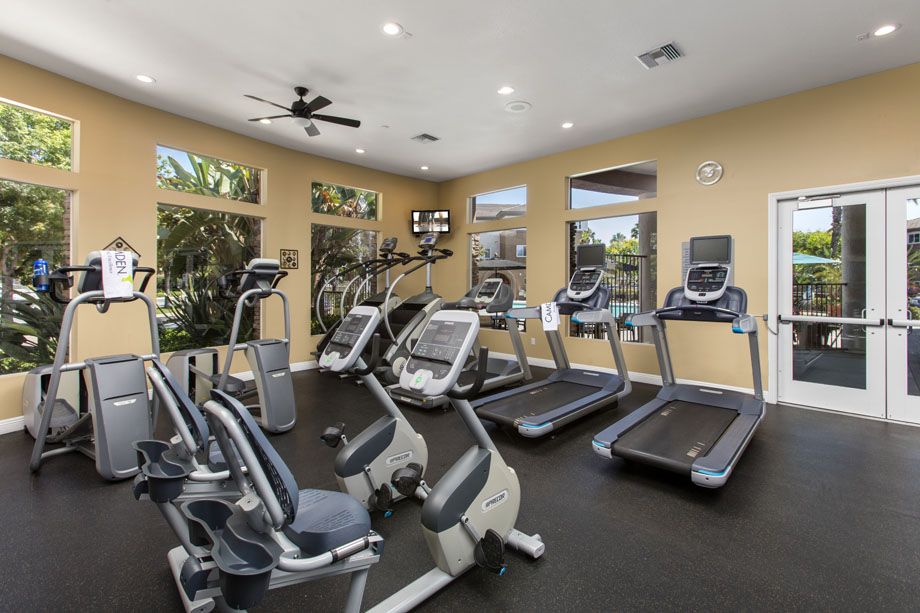 Fitness Center at Camden Sierra at Otay Ranch apartments in Chula Vista, CA