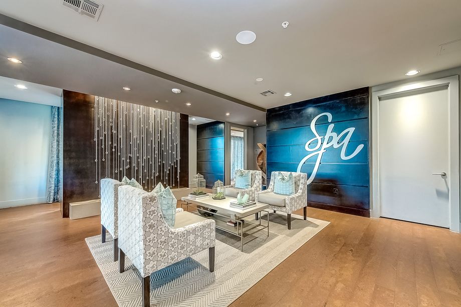 Onsite Spa at Camden Highland Village townhomes in Houston, TX