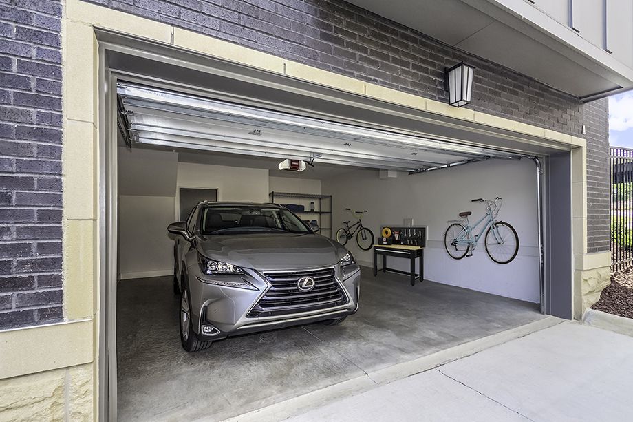 Private Attached Garage at Camden Grandview Townhomes in Charlotte, NC