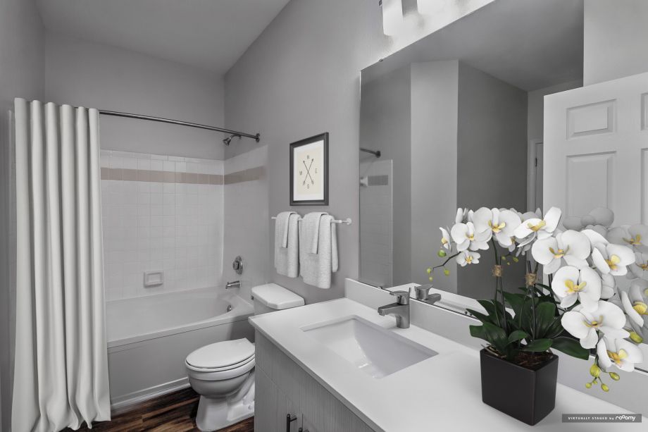 Bathroom at Camden Governors Village Apartments in Chapel Hill, NC