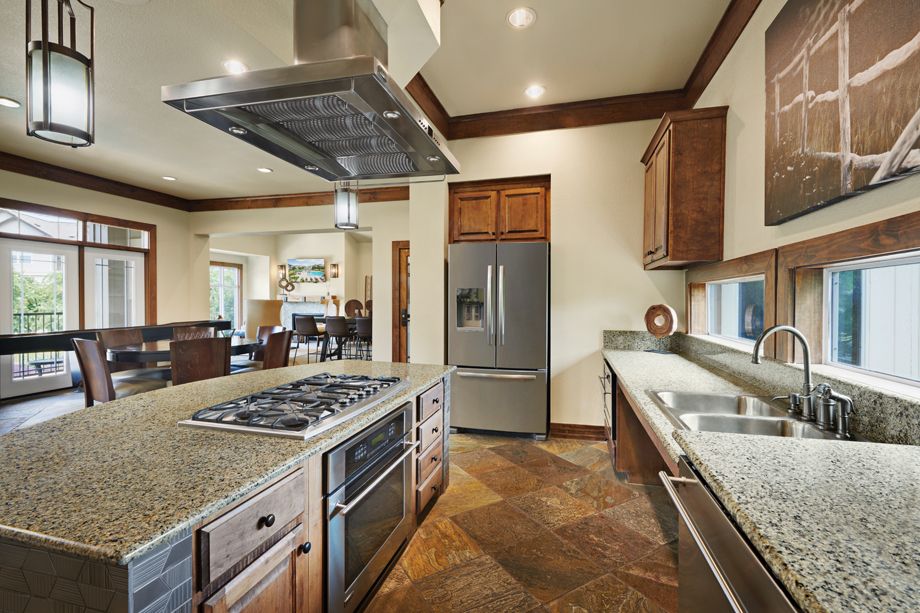 Clubhouse Kitchen at Camden Cedar Hills apartments in Austin, TX