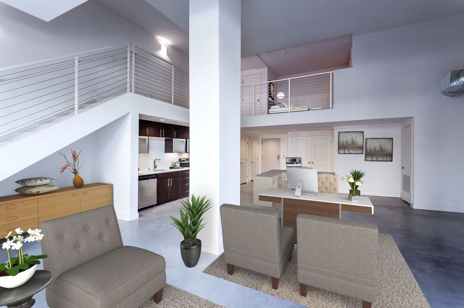 Live/Work Office Rendering Option at Camden Glendale apartments in Glendale, CA