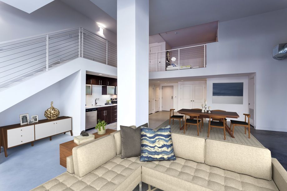 Live/Work Meeting Rendering Option at Camden Glendale apartments in Glendale, CA