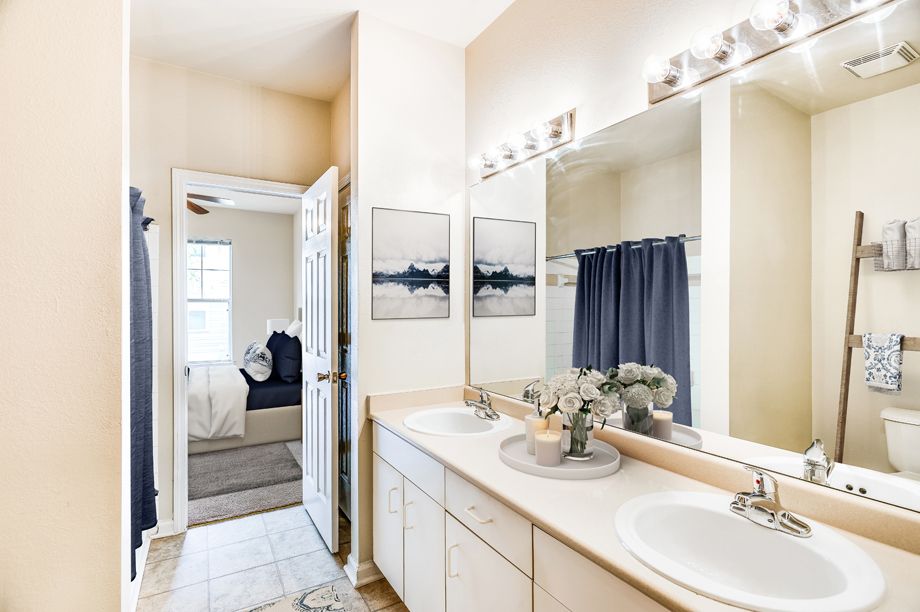 Bathroom at Camden Governors Village Apartments in Chapel Hill, NC