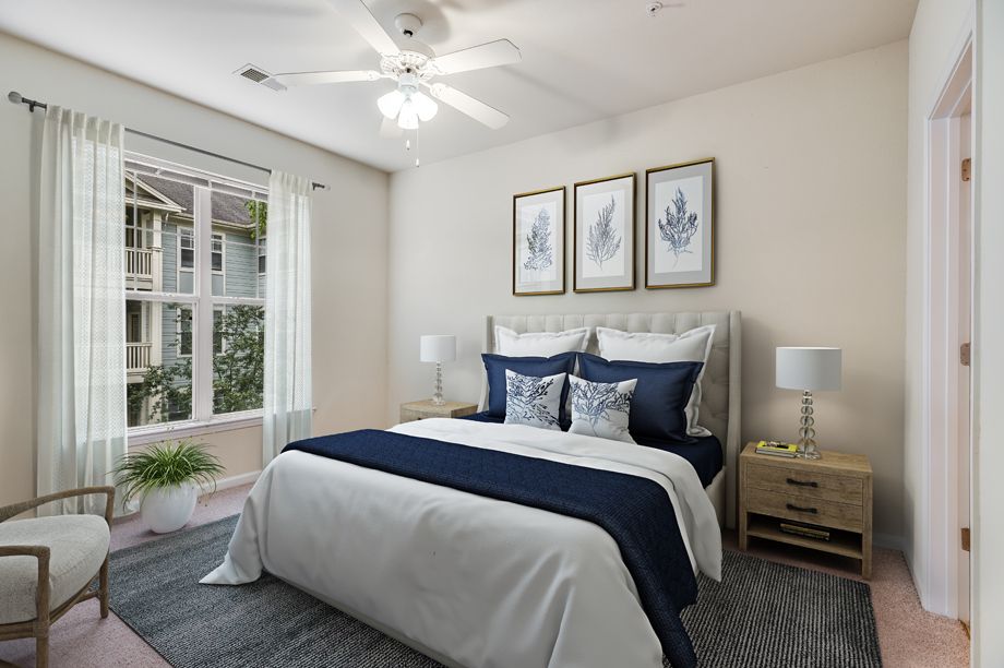 Bedroom at Camden Governors Village Apartments in Chapel Hill, NC