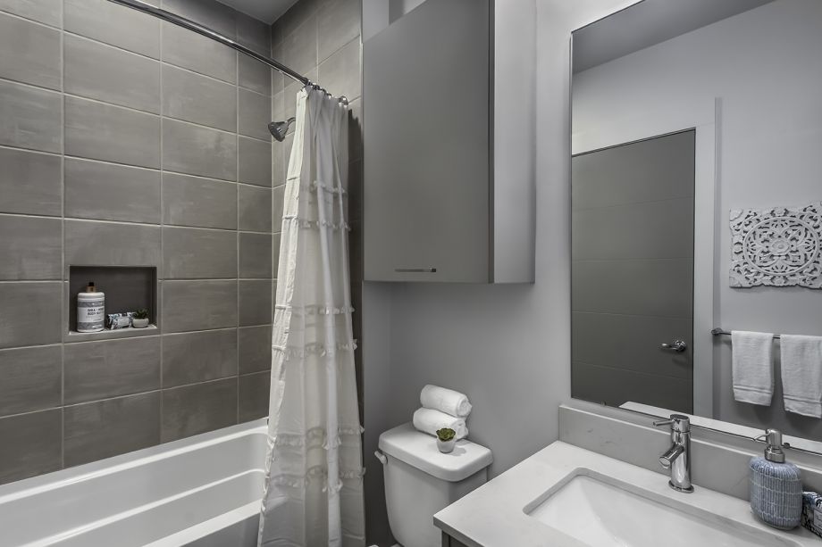 Guest Bathroom at Camden Grandview Townhomes in Charlotte, NC