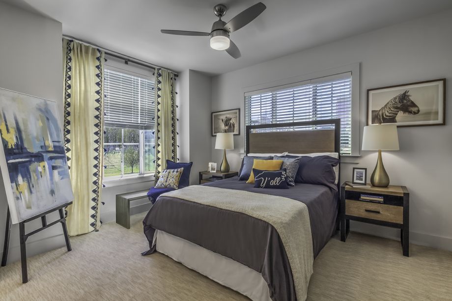 Bedroom at Camden Grandview Townhomes in Charlotte, NC