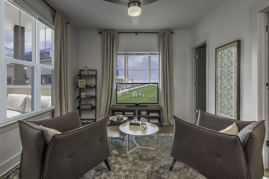 Upstairs flex space at Camden Grandview Townhomes in Charlotte, NC