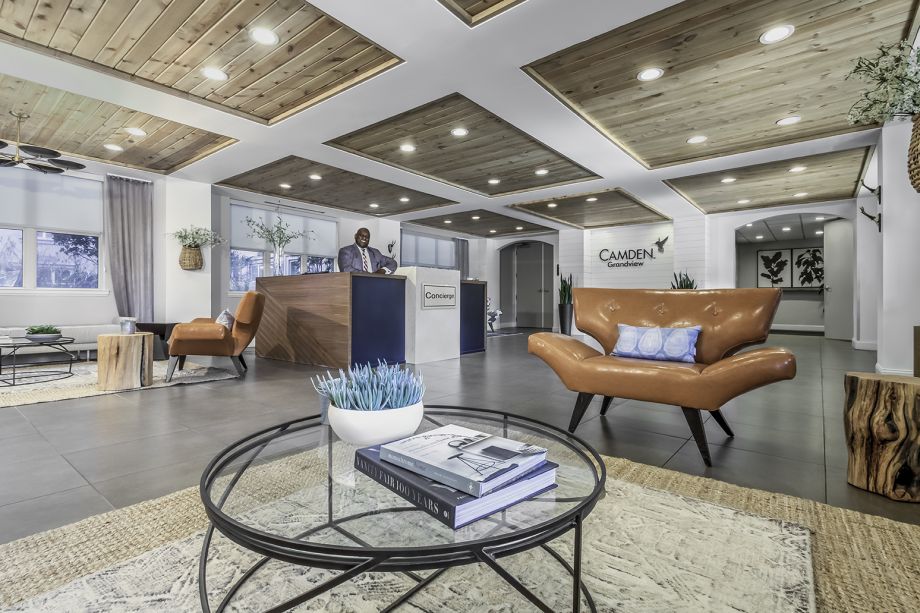 Lobby at Camden Grandview Townhomes in Charlotte, NC