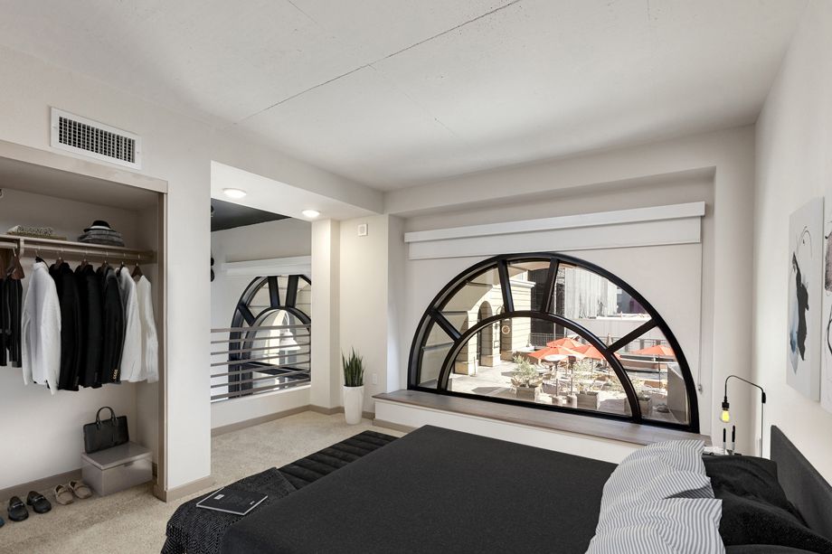 Loft-style live space Camden Harbor View Live/Work Apartments in Long Beach, CA