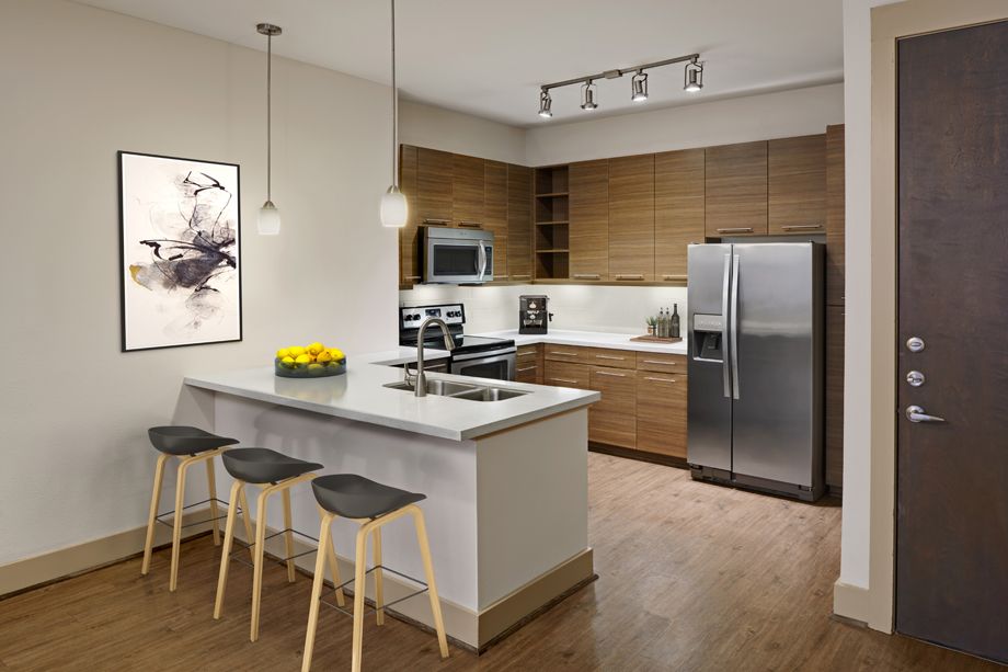 Kitchen at Camden Lamar Heights in Austin, TX