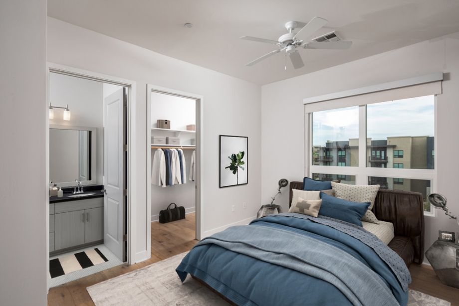 Penthouse Bedroom one at Camden Old Town Scottsdale Apartments in Scottsdale, Arizona
