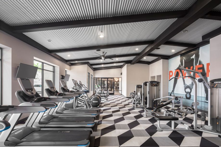 Fitness Center with Cardio Machines at Camden Old Town Scottsdale Apartments in Scottsdale, Arizona