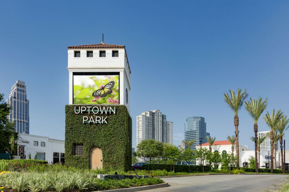 Steps away from Uptown Park Shops, Restaurants at Camden Post Oak High Rise Luxury Apartments in Houston Galleria, Texas
