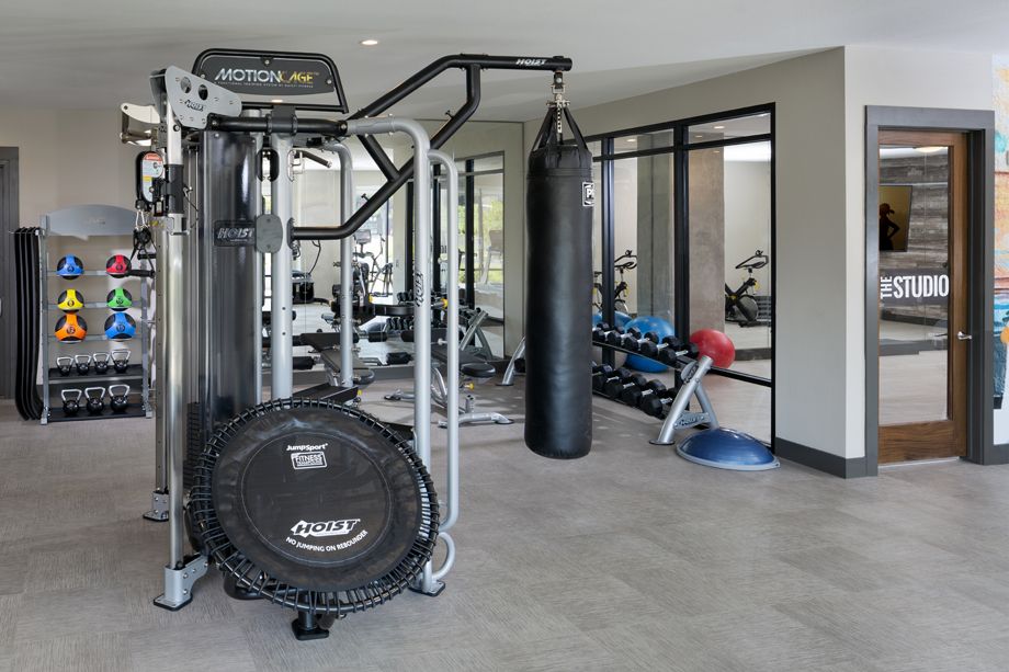 Camden RiNo apartments in Denver, Colorado live work fitness center
