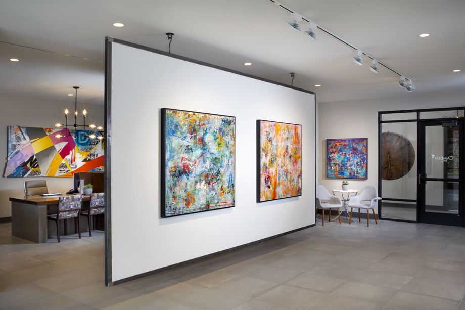 Camden RiNo apartments in Denver, Colorado live work art gallery